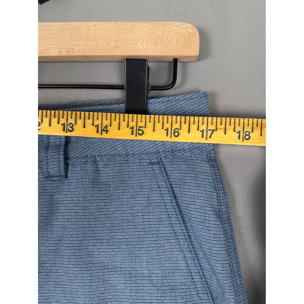 O'Neill Mens Hybrid Chino Golf Shorts Blue Micro Stripe Size 33 Stretch - Picture 8 of 11